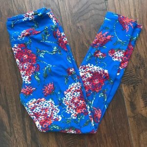 LuLaRoe Roses OS Leggings